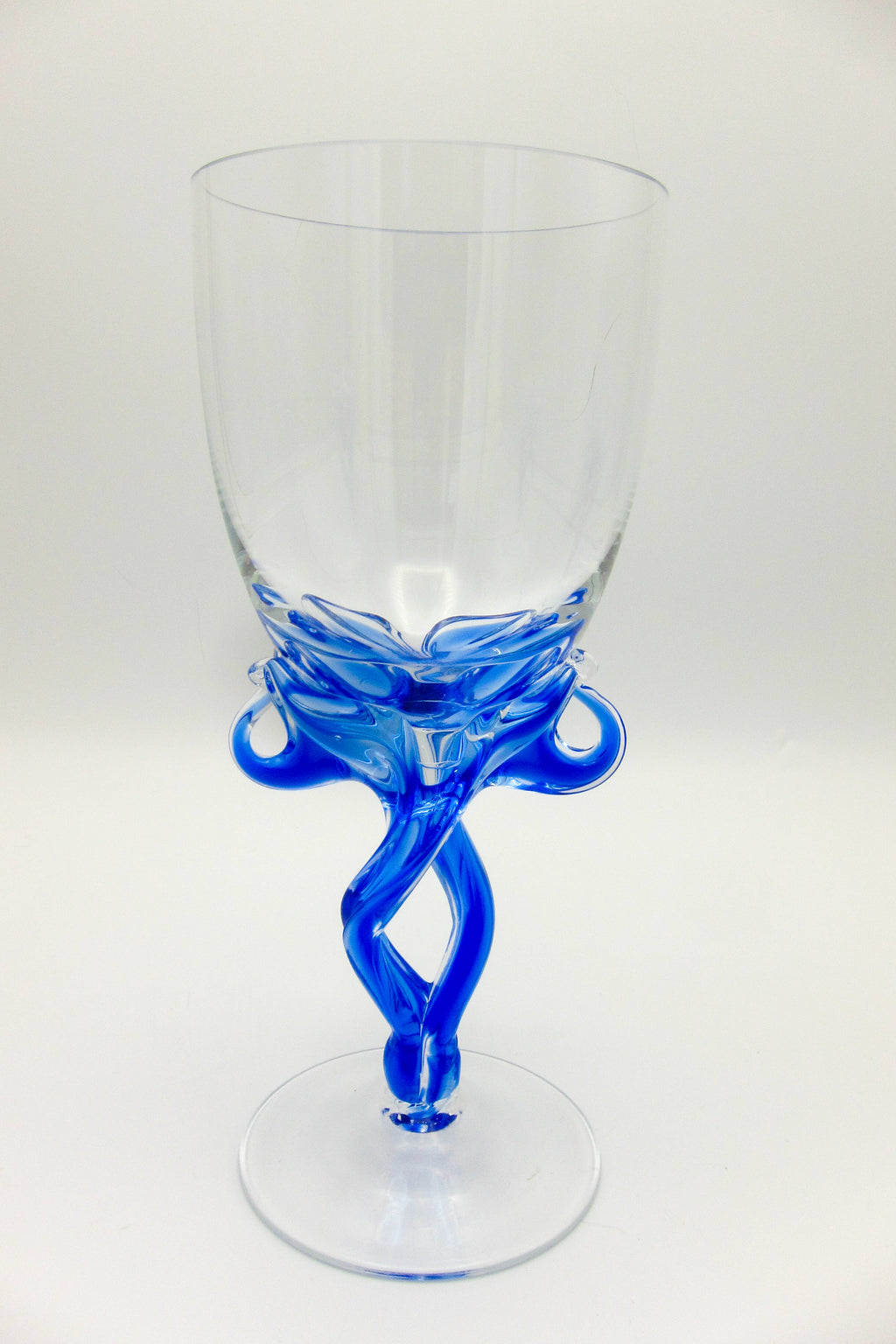 Jozefina Krosno wine glasses art glass