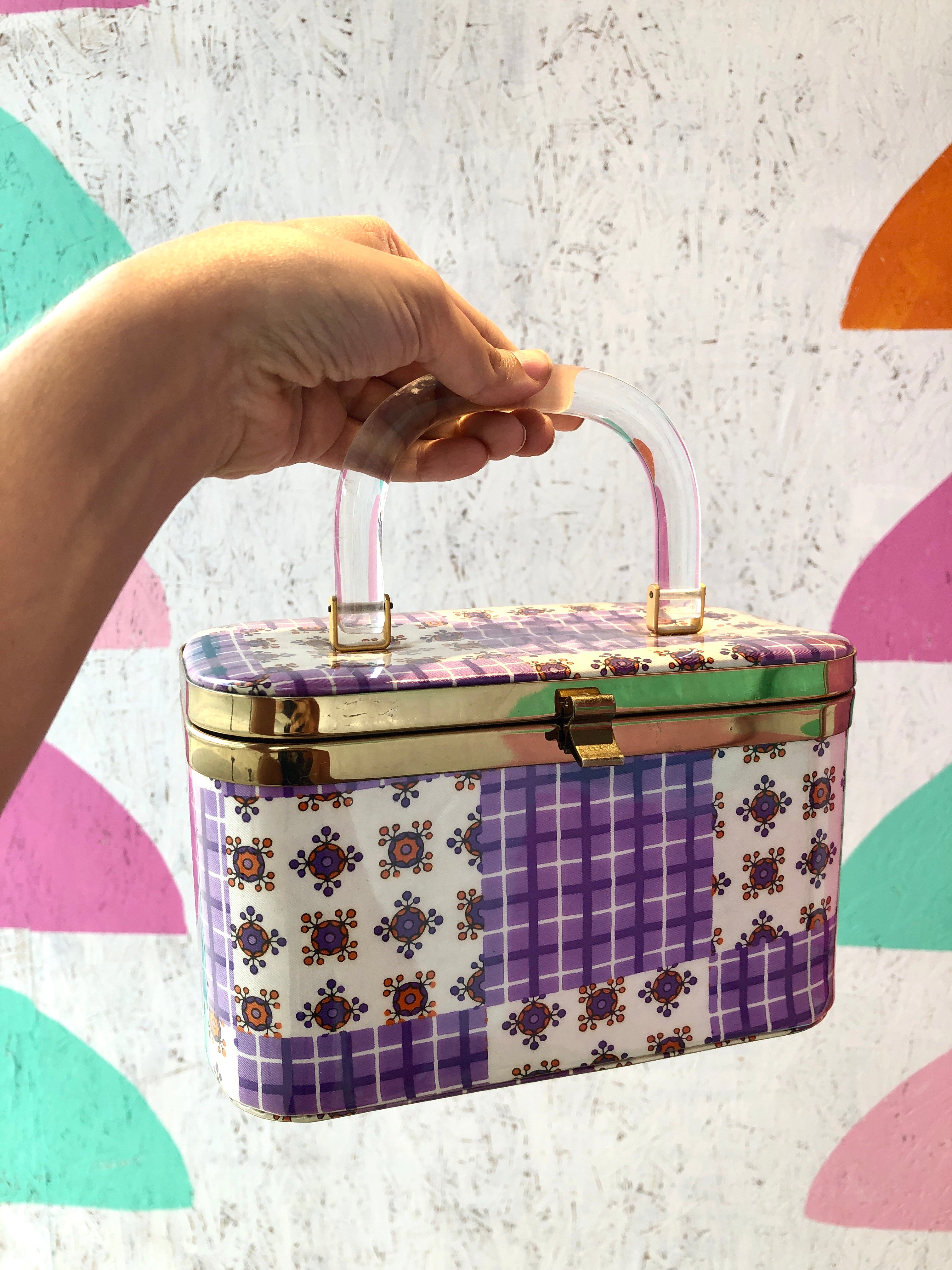 Vintage 1960s Box Purse Dovetail
