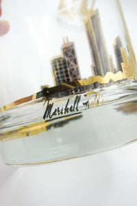 Marshall Field's Chicago Skyline Glasses