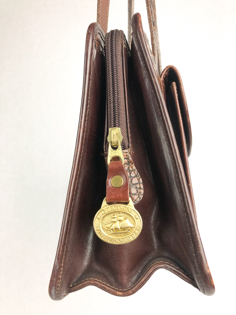Vintage Crocodile Brahmin Bag