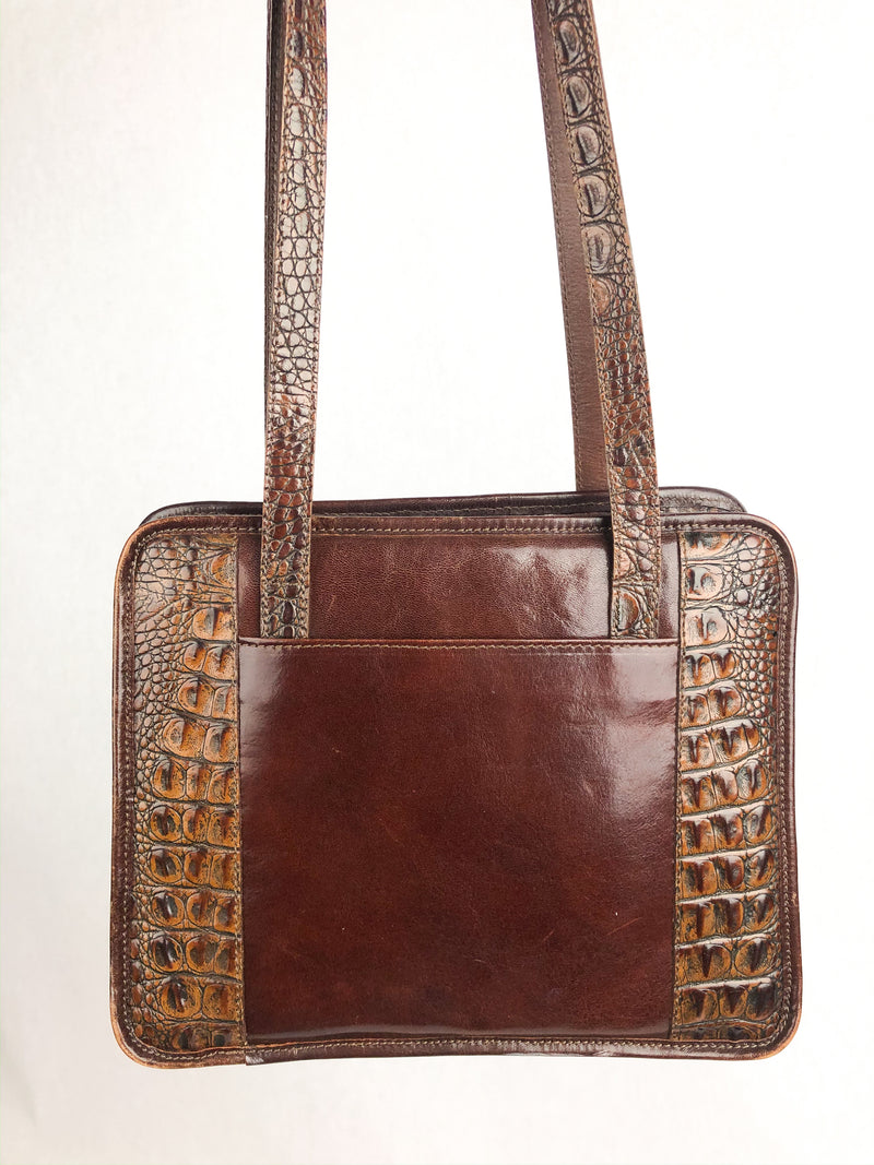 Vintage Crocodile Brahmin Bag