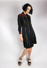 Vintage Clovis Ruffin Dress