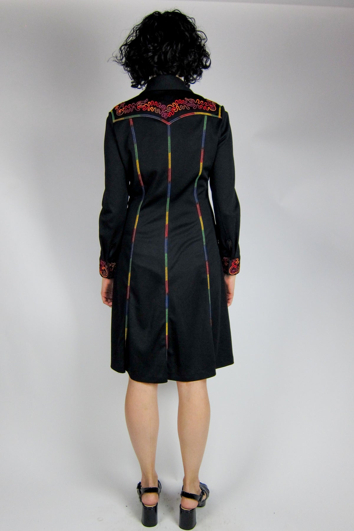 Vintage Clovis Ruffin Dress