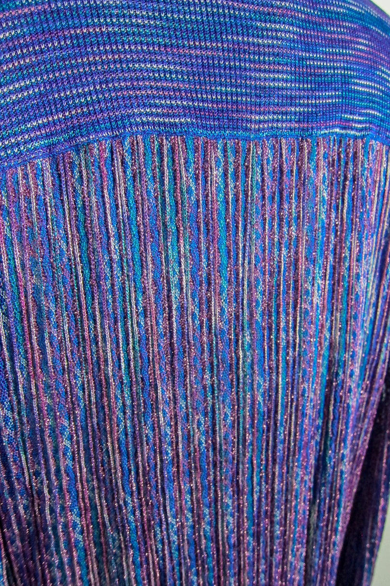 Vintage Missoni Metallic Knit Dress