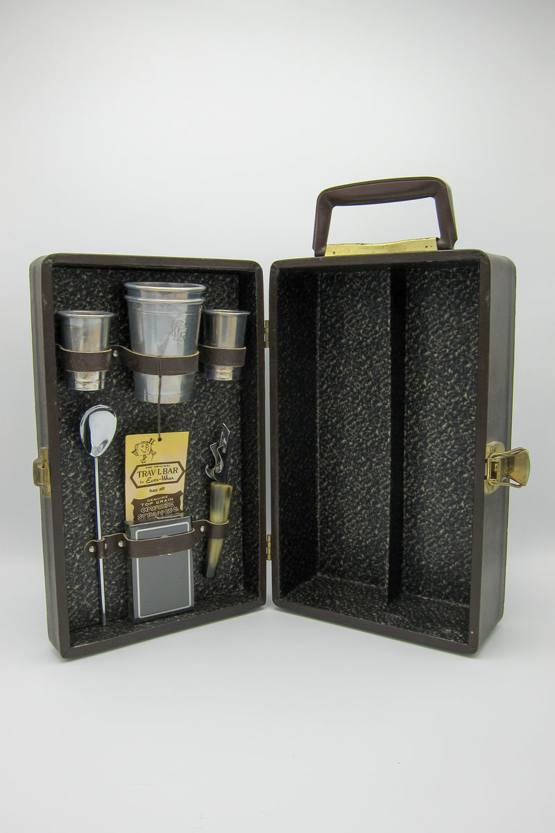Vintage Mid-Century Travel Bar
