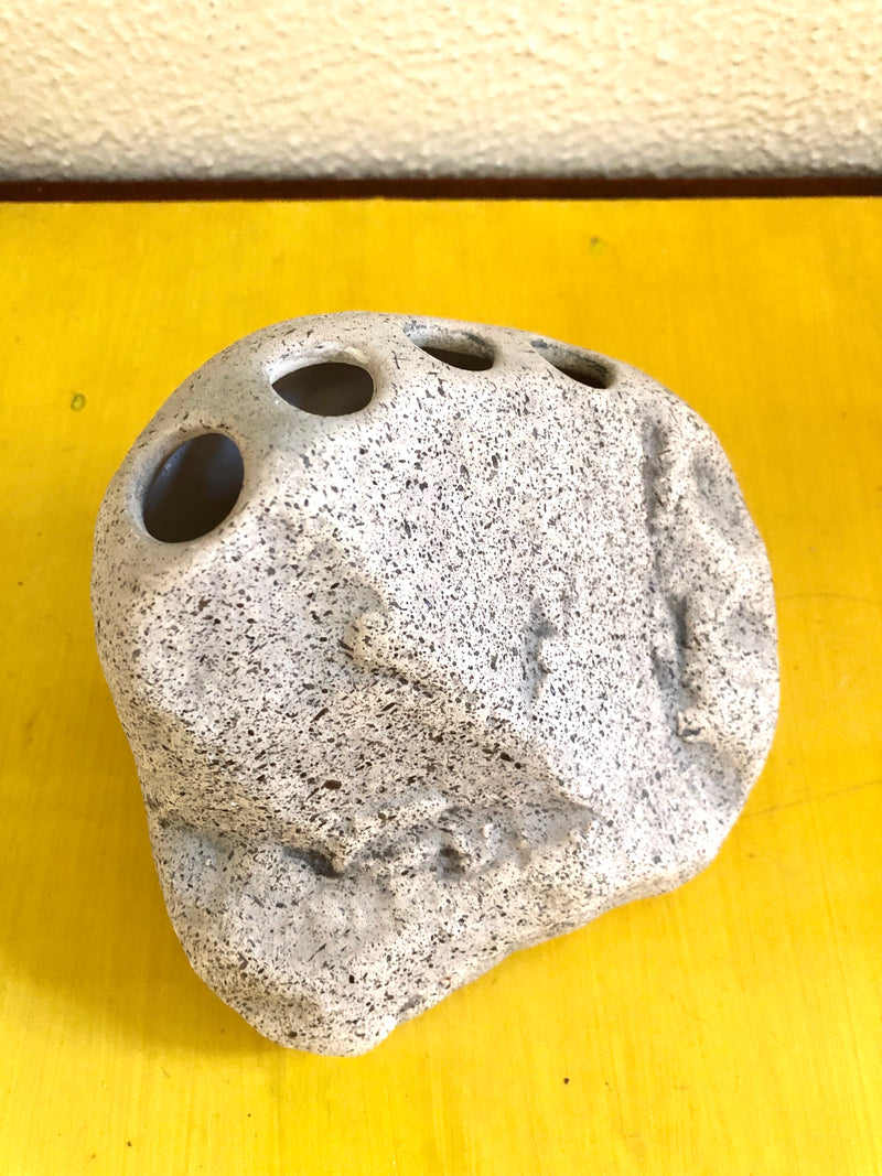 Vintage Faux Stone Ceramic Bathroom Set