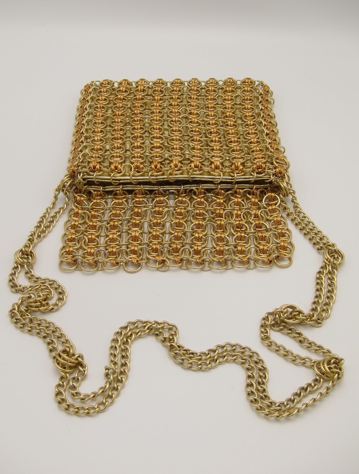 Vintage Gold Chain Link Purse Dovetail
