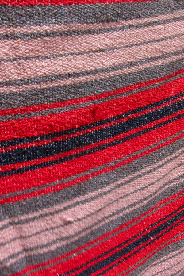 Vintage Red Pink Mexican Blanket