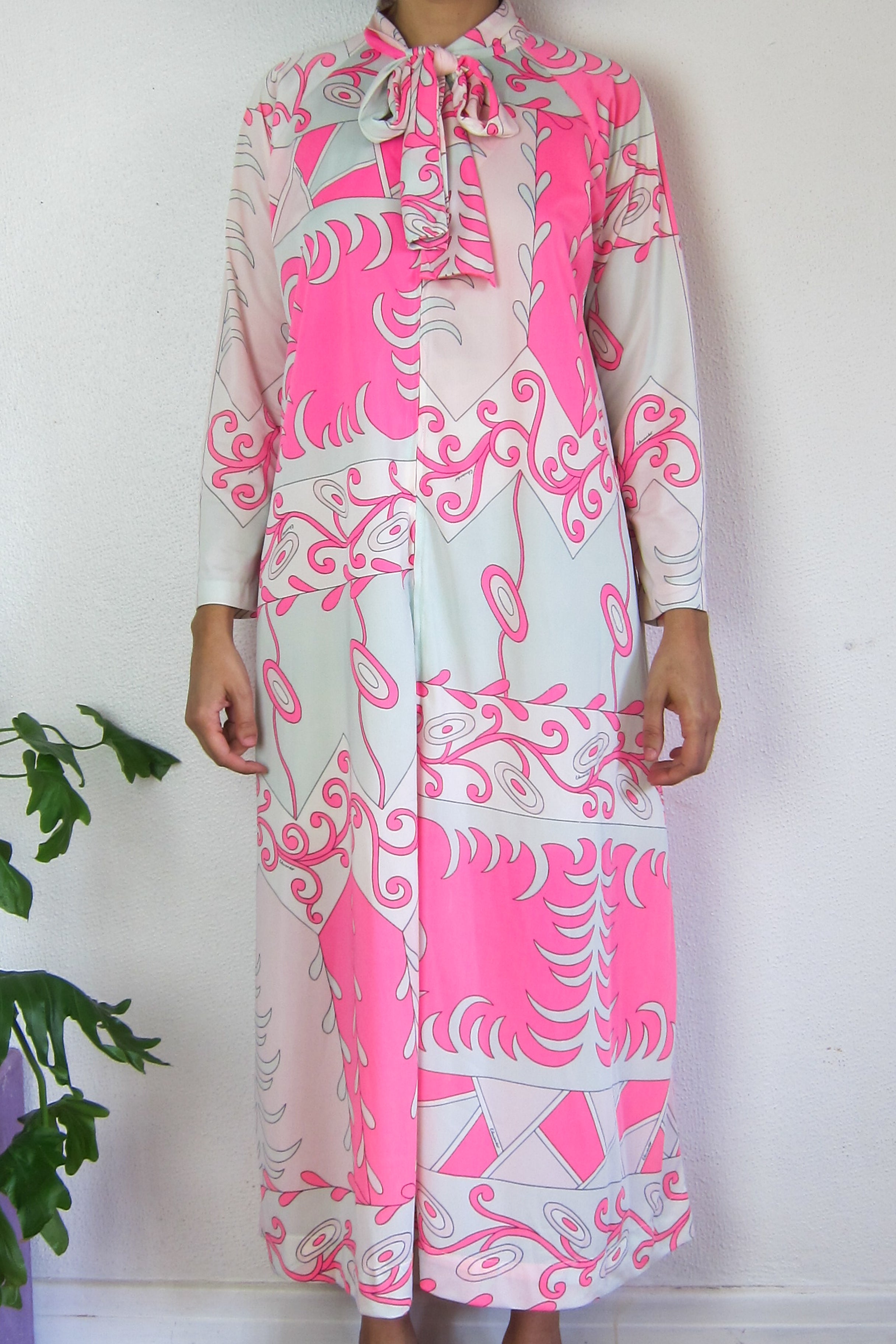 Vintage 70s Hostess Dress by Eduardo for Saks Dovetail