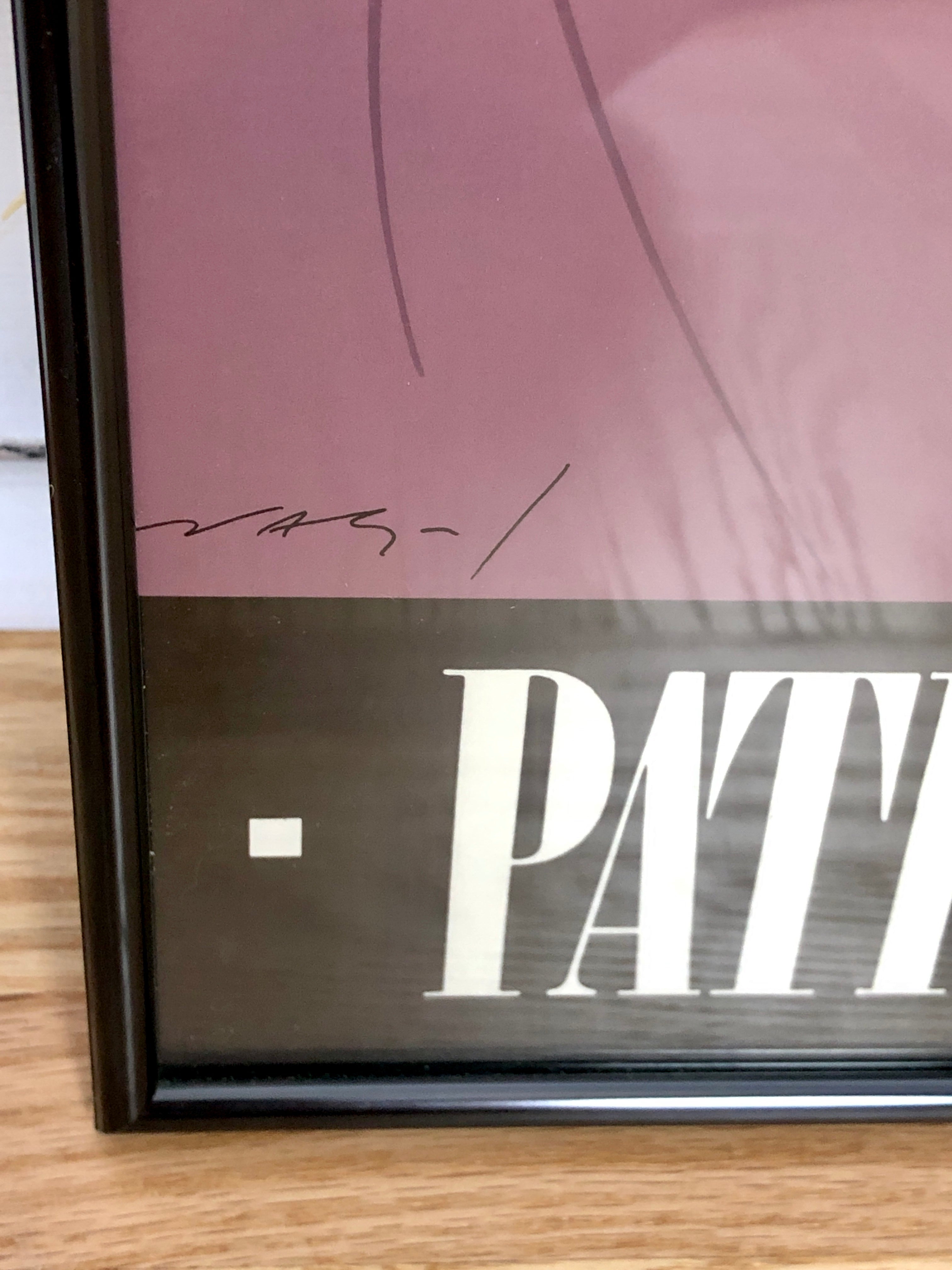 PATRICK NAGEL + Beautiful newest Signed Print + Brand New Frame + Signed + Buy it Now !