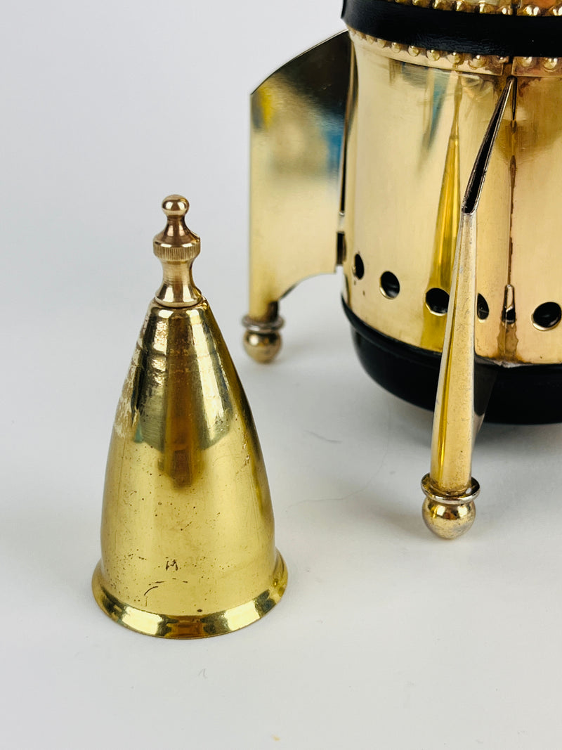 Mid-Century Musical United States Rocket Ship Decanter