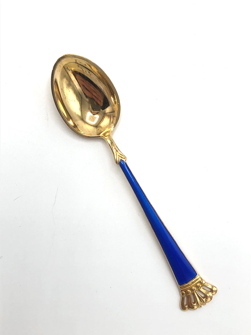 Vintage Gold Vermeil + Enamel Demitasse Spoons