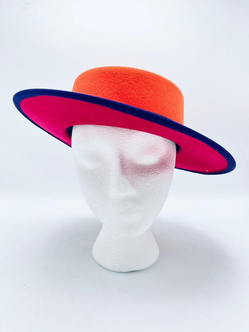 Vintage Colorblock Bollman Hat