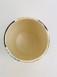 Vintage Postmodern Ceramic Face Jar