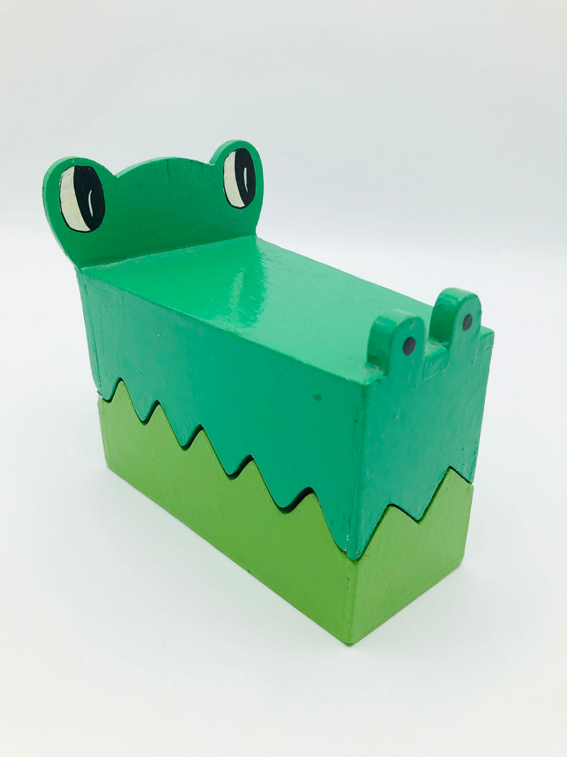 Wood Alligator Box—with TEETH!