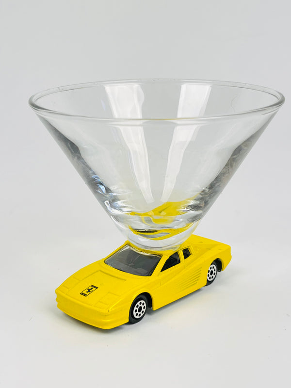 Vintage Matchbox Car Martini Glasses