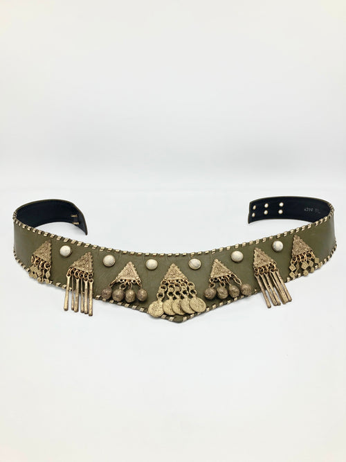 Nina Arjani vintage belt Small Nina Arjani Letherock, Vintage 80s, Leather Belt, USED  main image 2