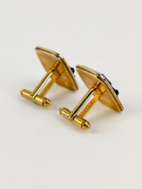 Vintage Mother of Pearl Horse Cufflinks