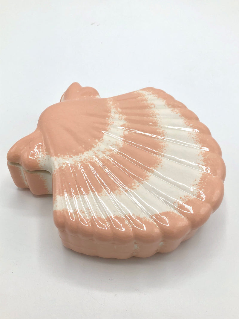 Vintage Ceramic Shell Box