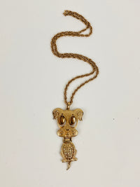 Vintage Articulated Dog Necklace