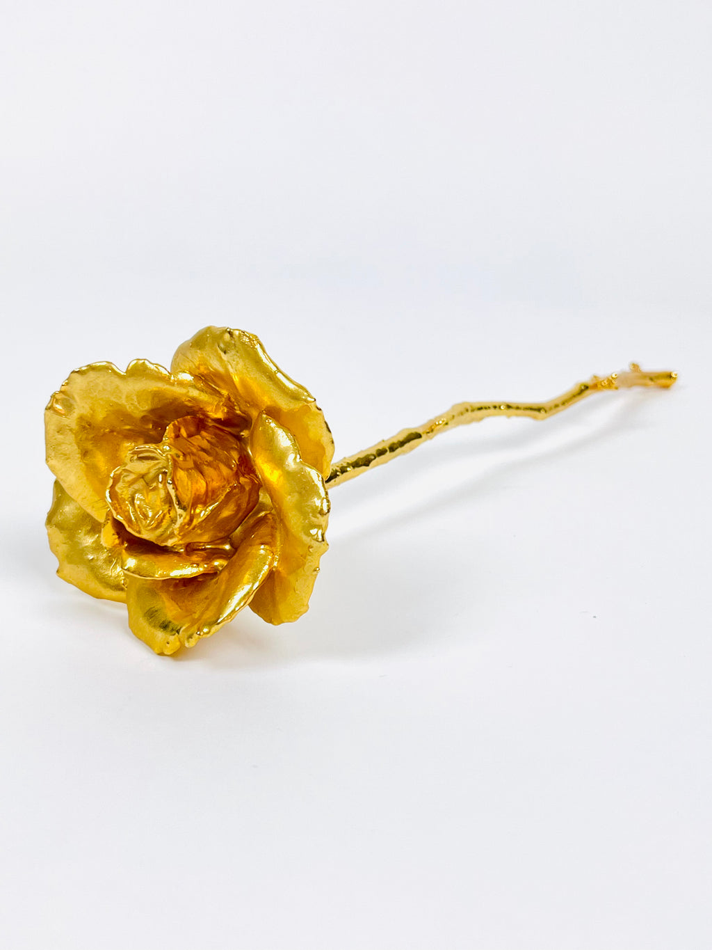 Vintage 24k Gold-Plated Rose