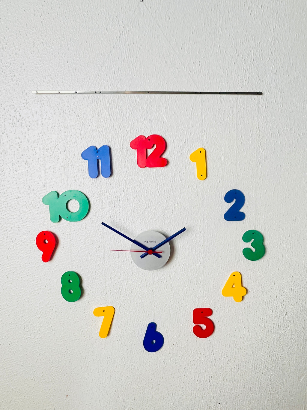 Rare Postmodern Floating Clock by Hermle