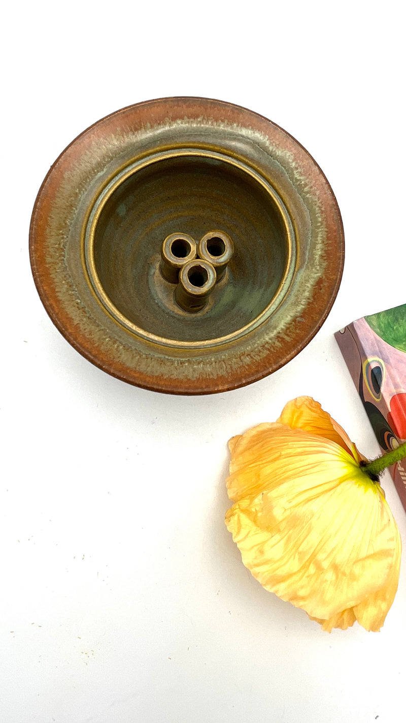 Vintage Stoneware Bud Vase