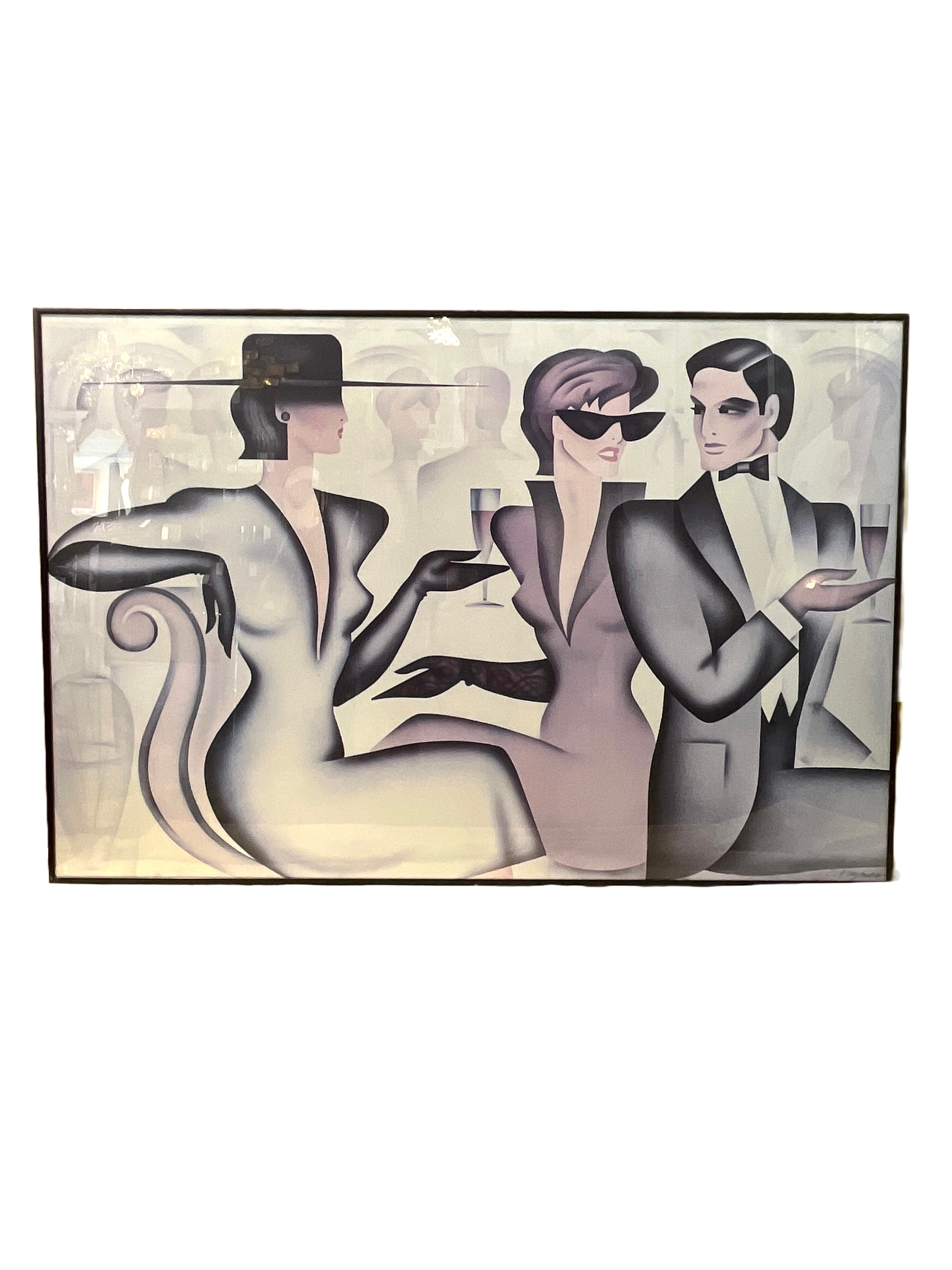 Samedi Soir” Print by Erik Freyman – Dovetail