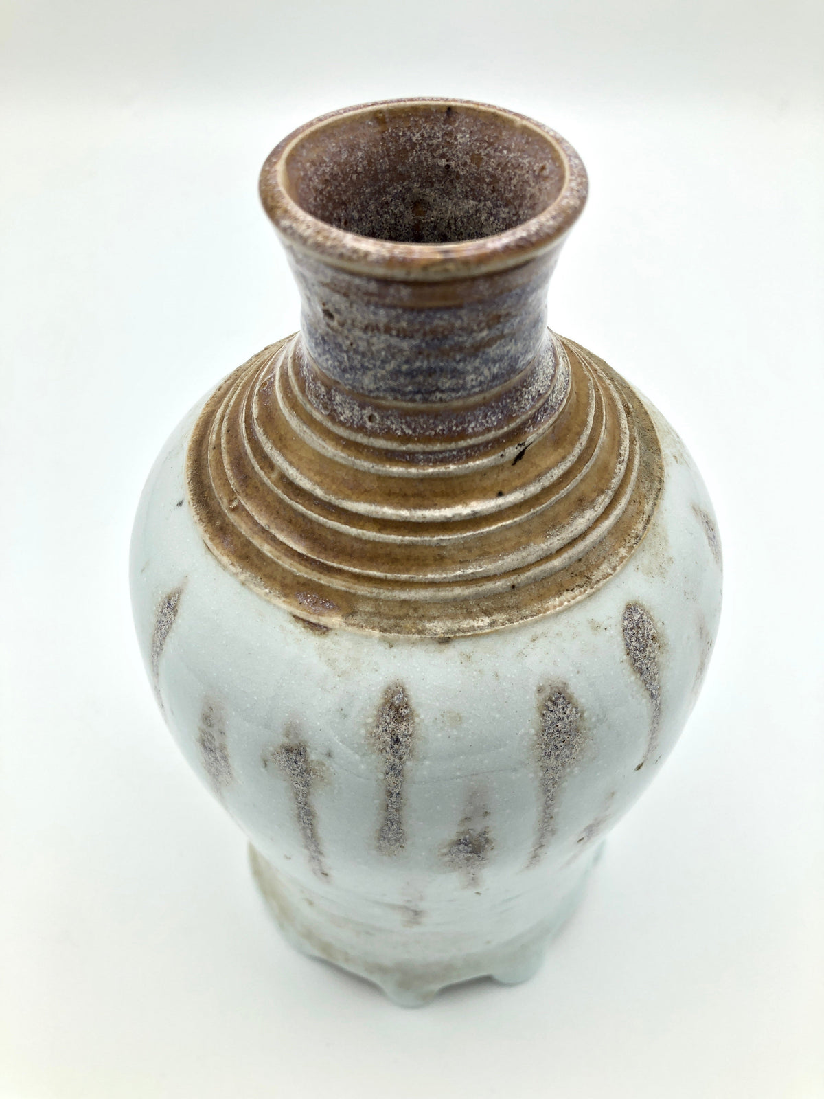 vintage stoneware ceramic bottle