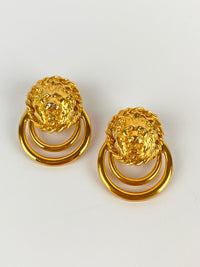 Vintage Lion Earrings