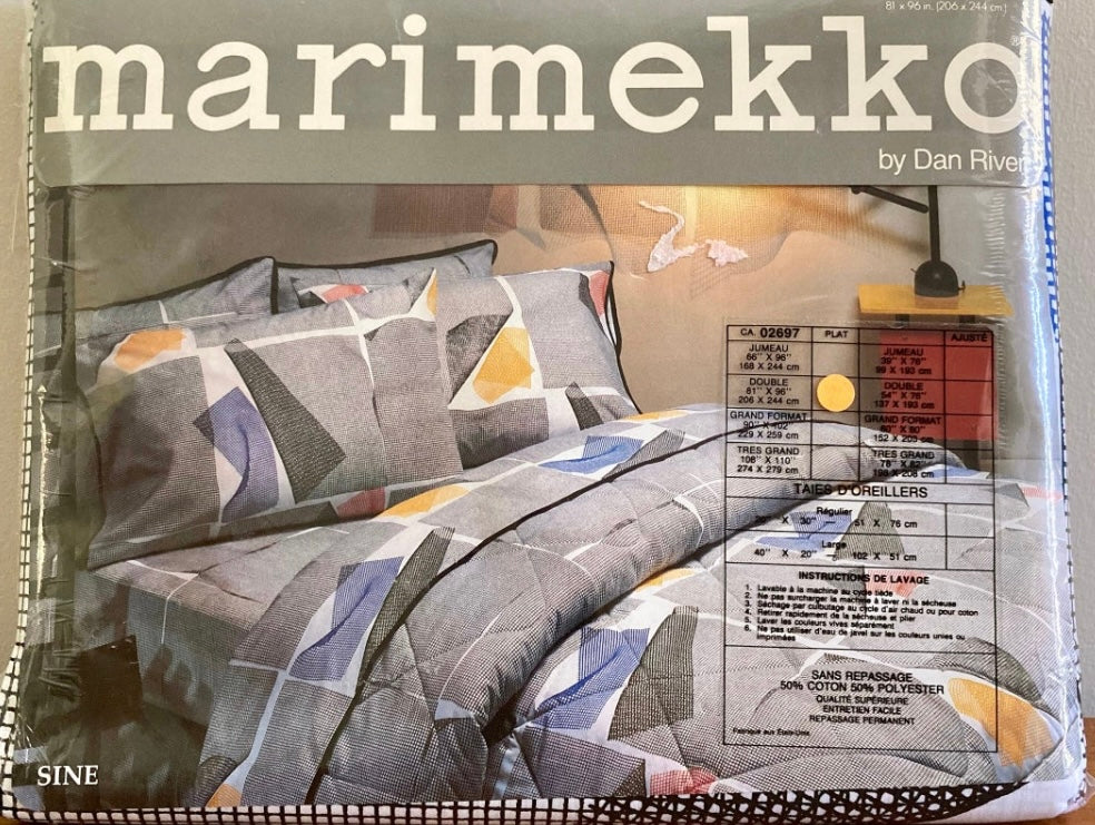 Memphis Style Comforter by Dan Rivers for Marimekko, 1987