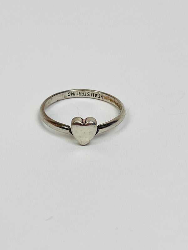 Sterling Heart Ring