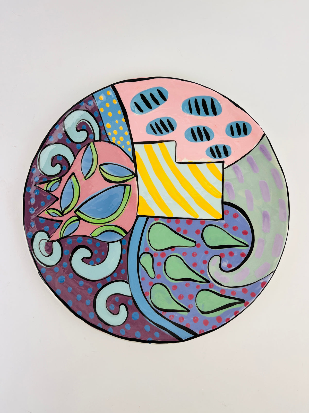 Postmodern Ceramic Platter