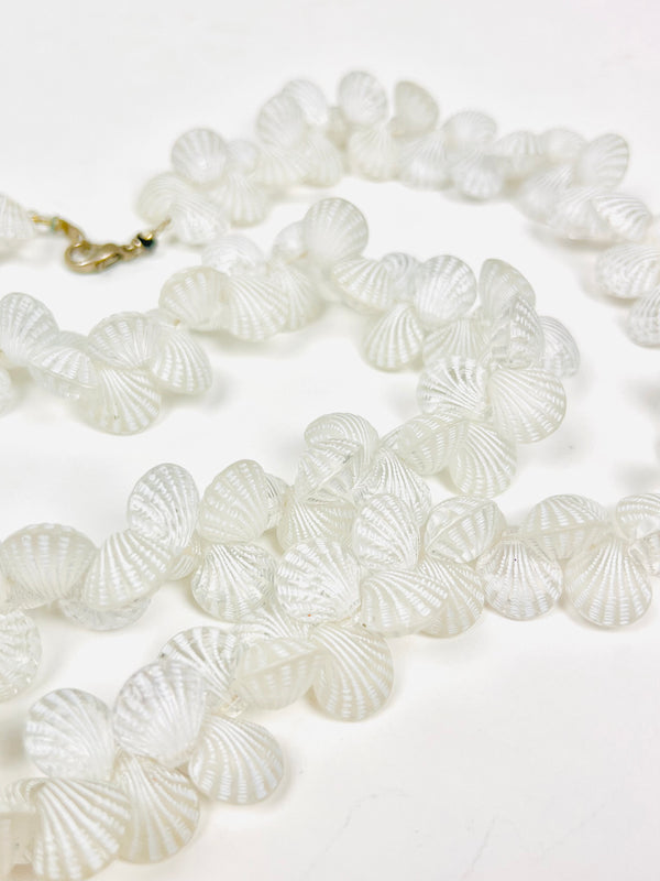 Vintage Plastic Seashell Necklace