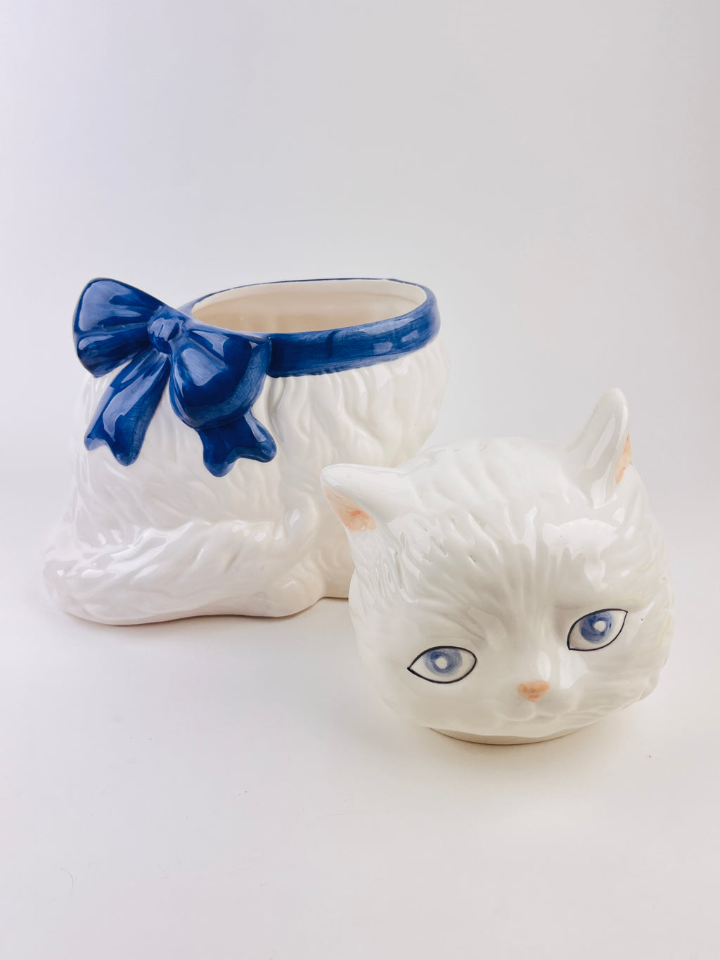 Vintage Ceramic Cat Cookie Jar