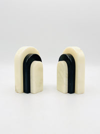 Art Deco Onyx Arch Bookends