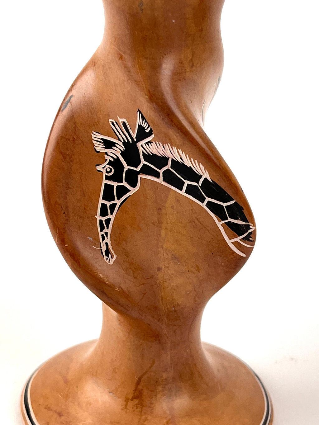 Carved Soapstone Candle Holders