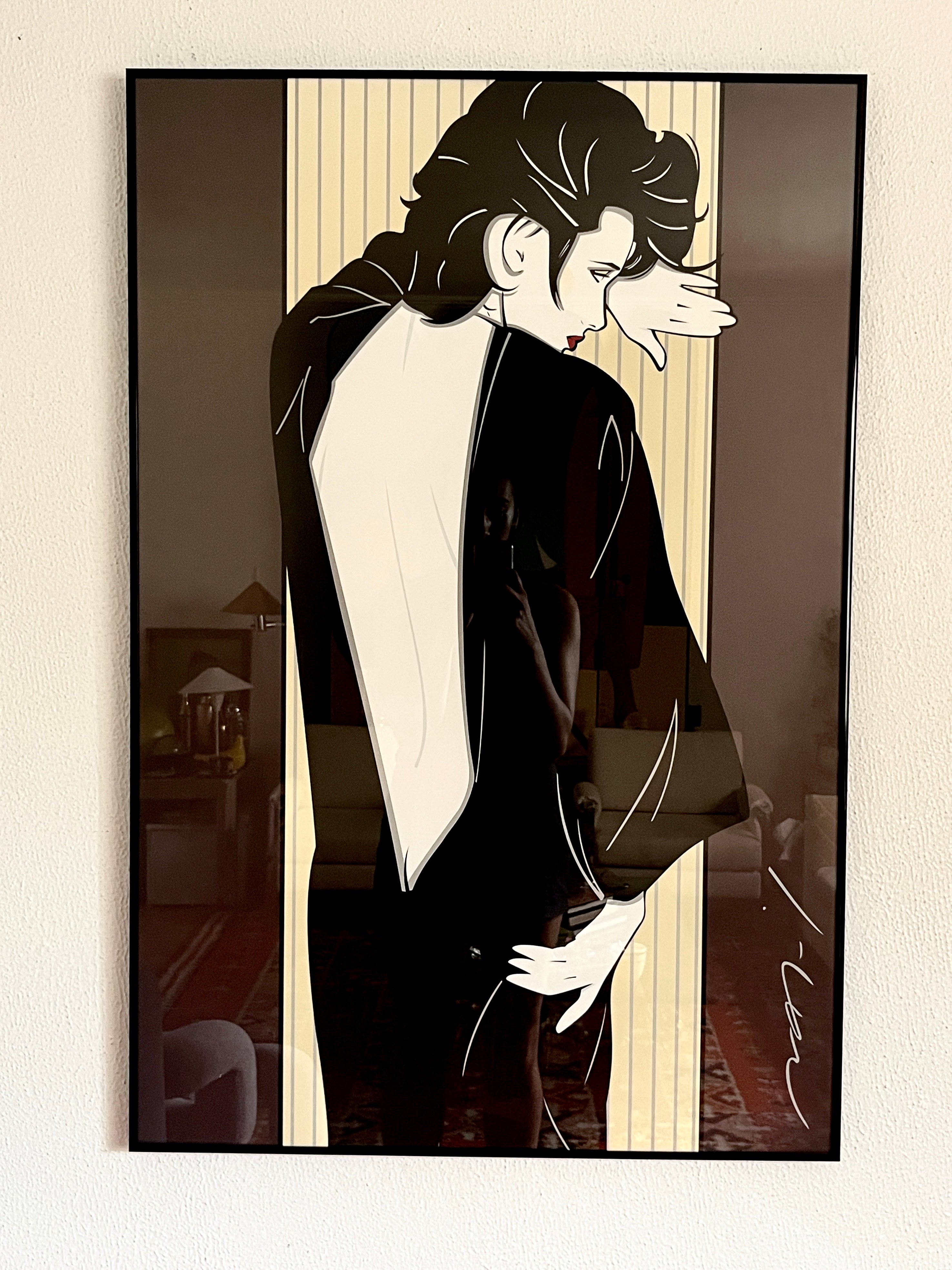 Vintage Patrick Nagel “Open Back” Lithograph – Dovetail