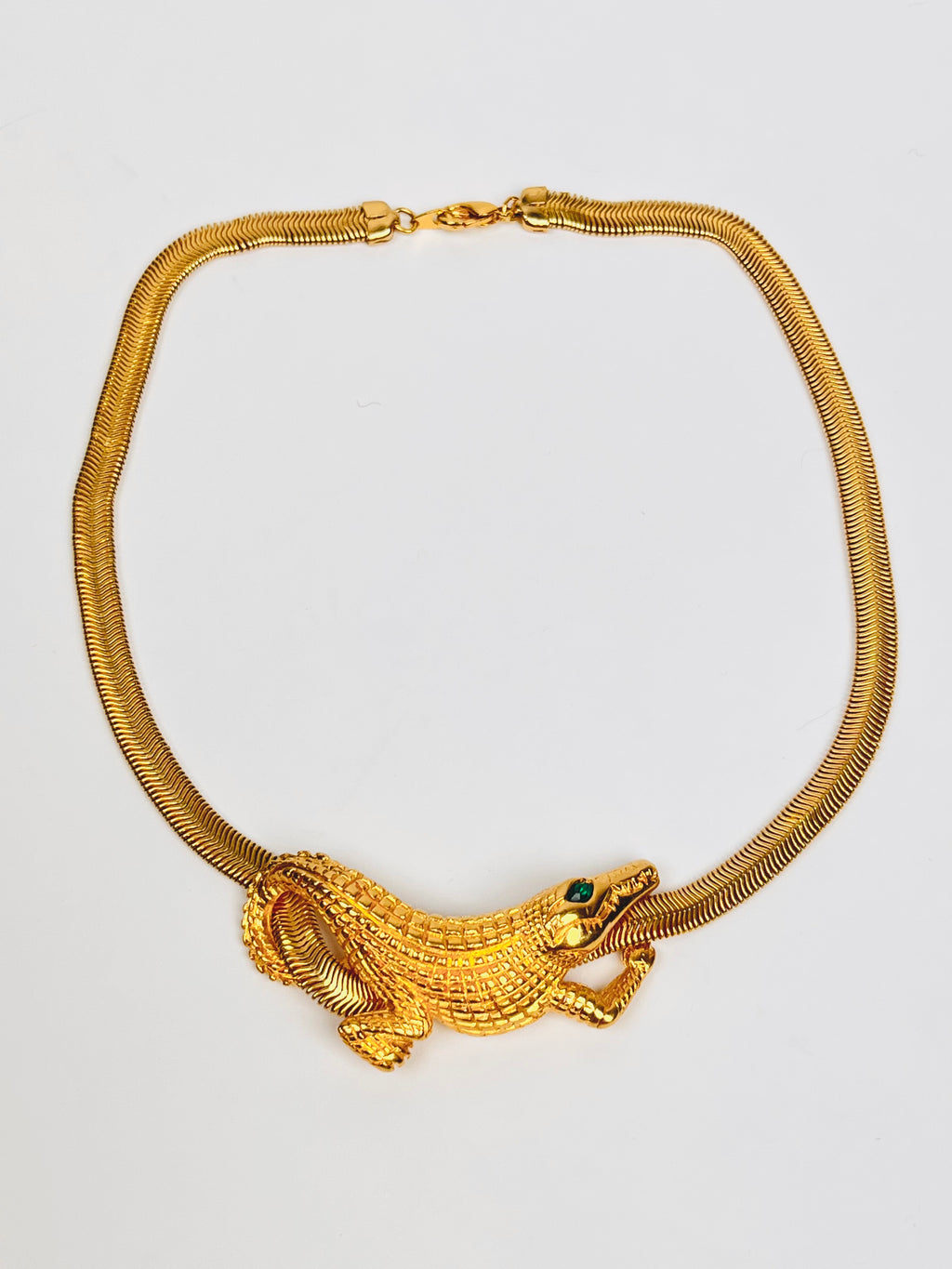 Vintage Alligator Necklace