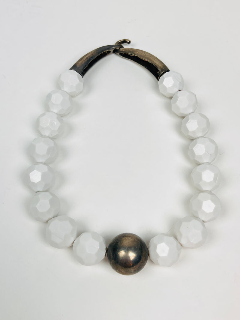 Vintage Faceted Collar Necklace