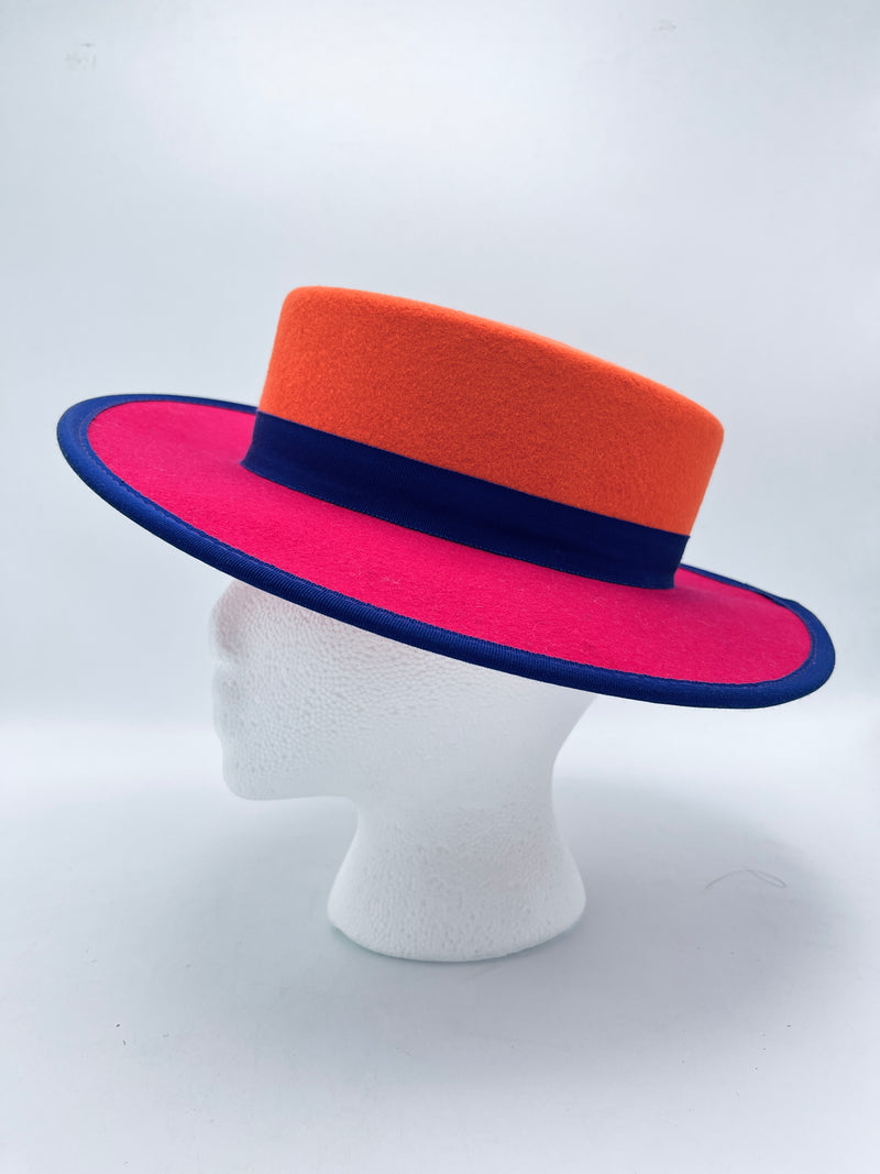 Vintage Colorblock Bollman Hat
