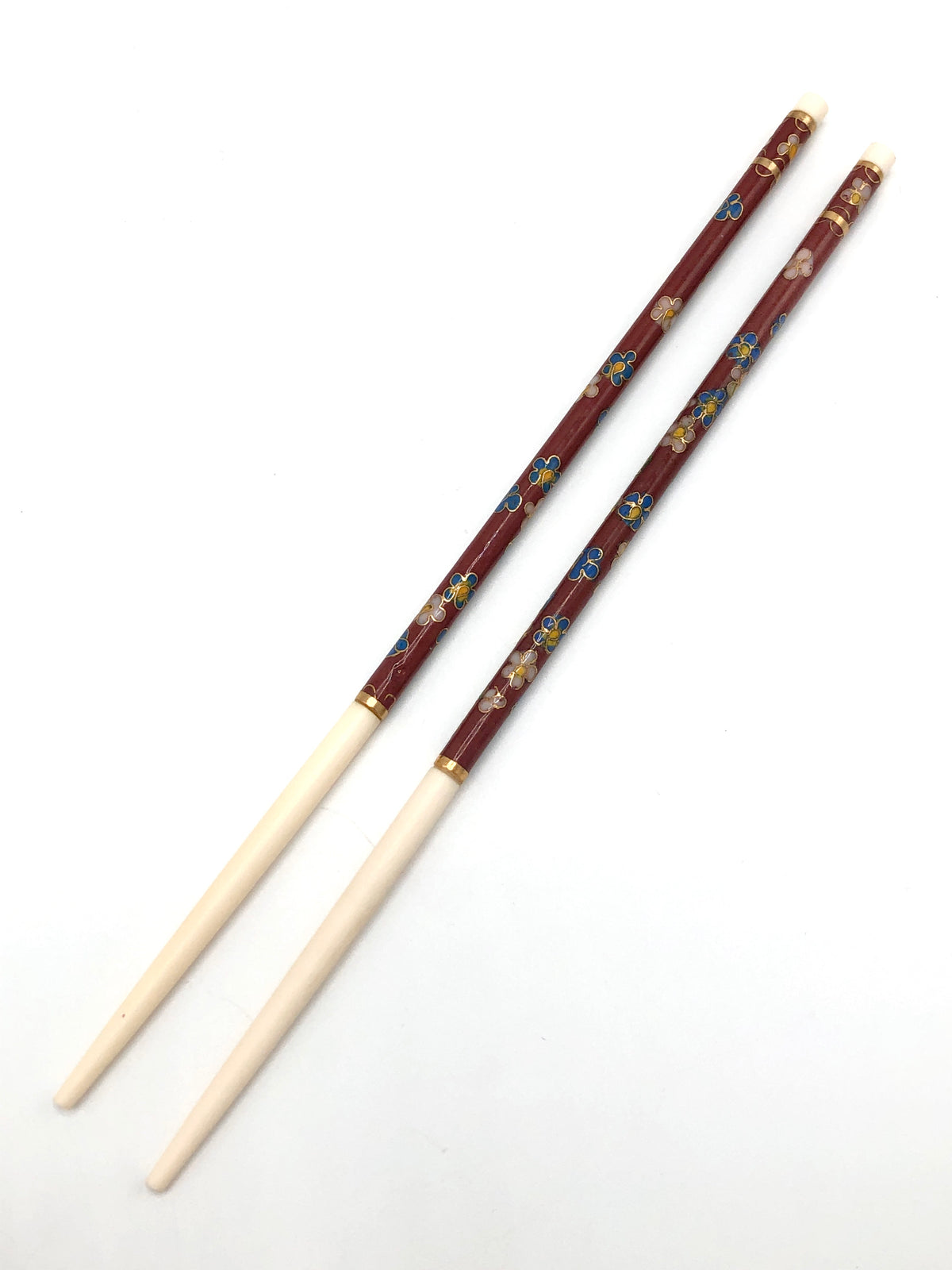 Vintage 1950s Cloisonné Enamel Chopsticks