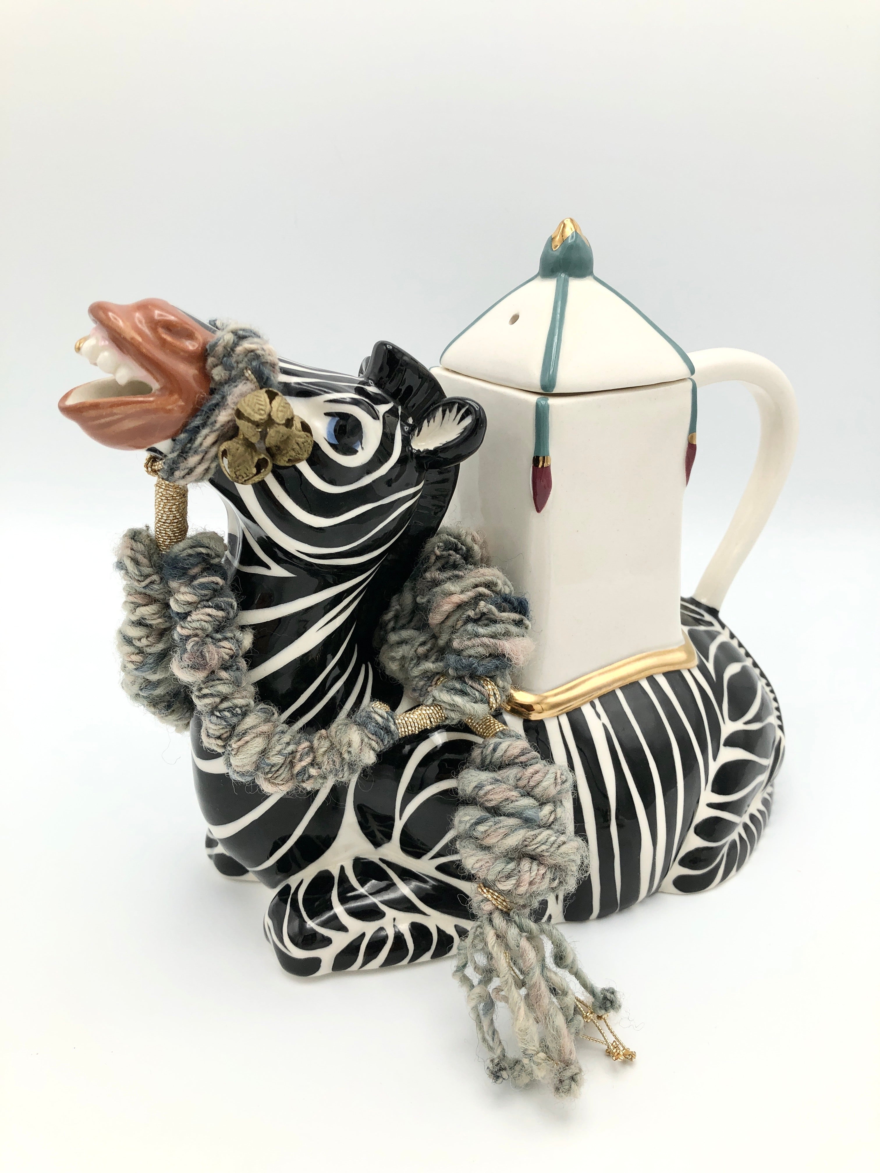 Zebra teapot sale