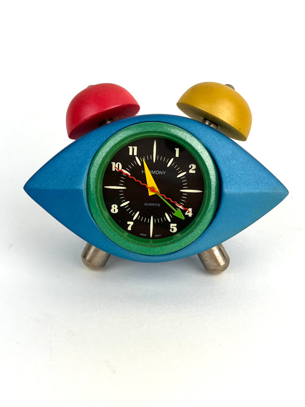 Memphis Style Postmodern Mini Clock