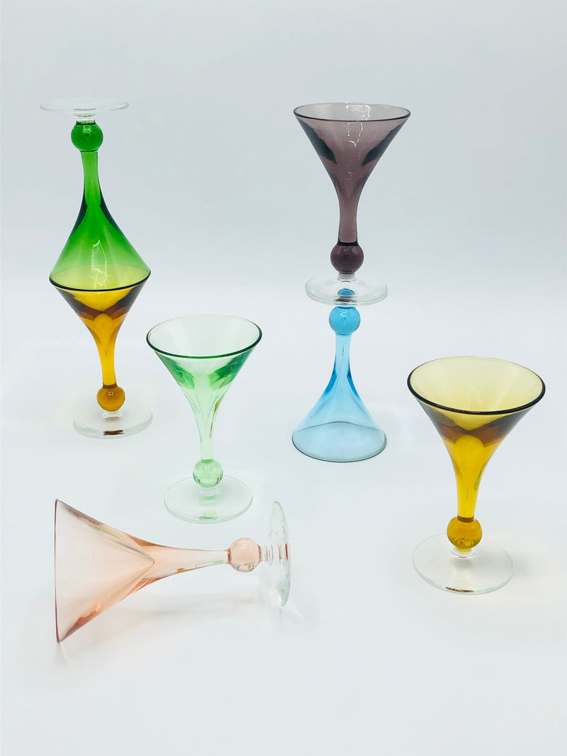 Multicolor Cordial Glasses