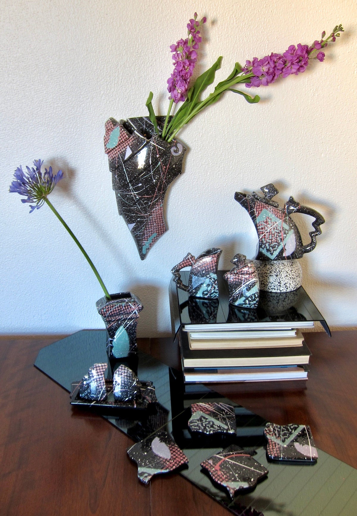 postmodern memphis style ceramics by rosalyn tyge