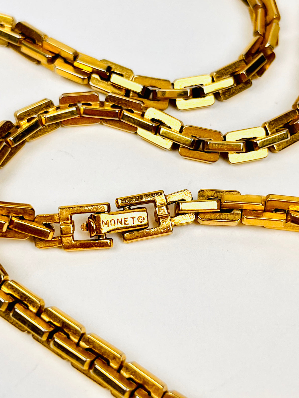 Vintage Monet Chain Link Necklace