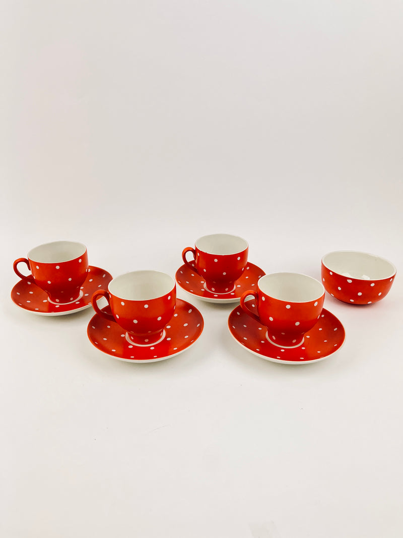 Vintage Scandinavian Demitasse Cup Set