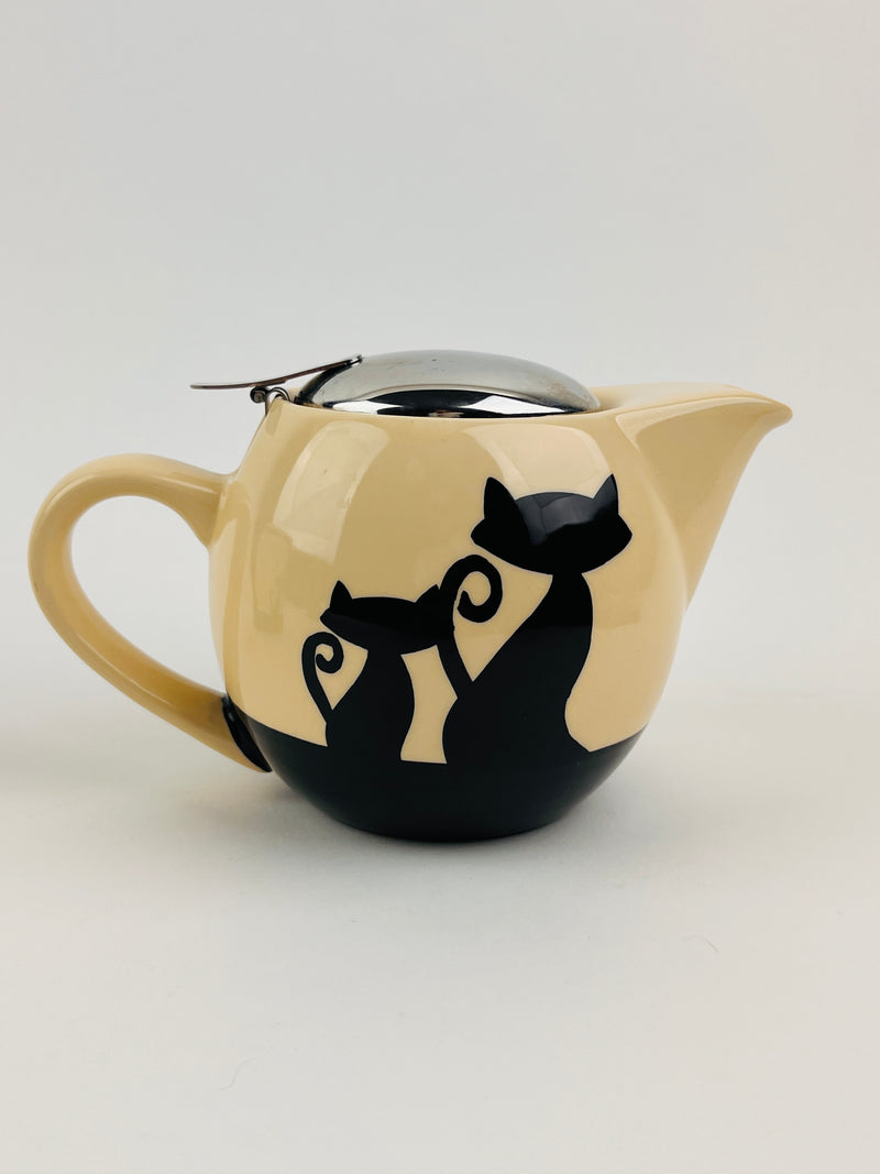 Vintage 90s Cat Teapot and Mug Set