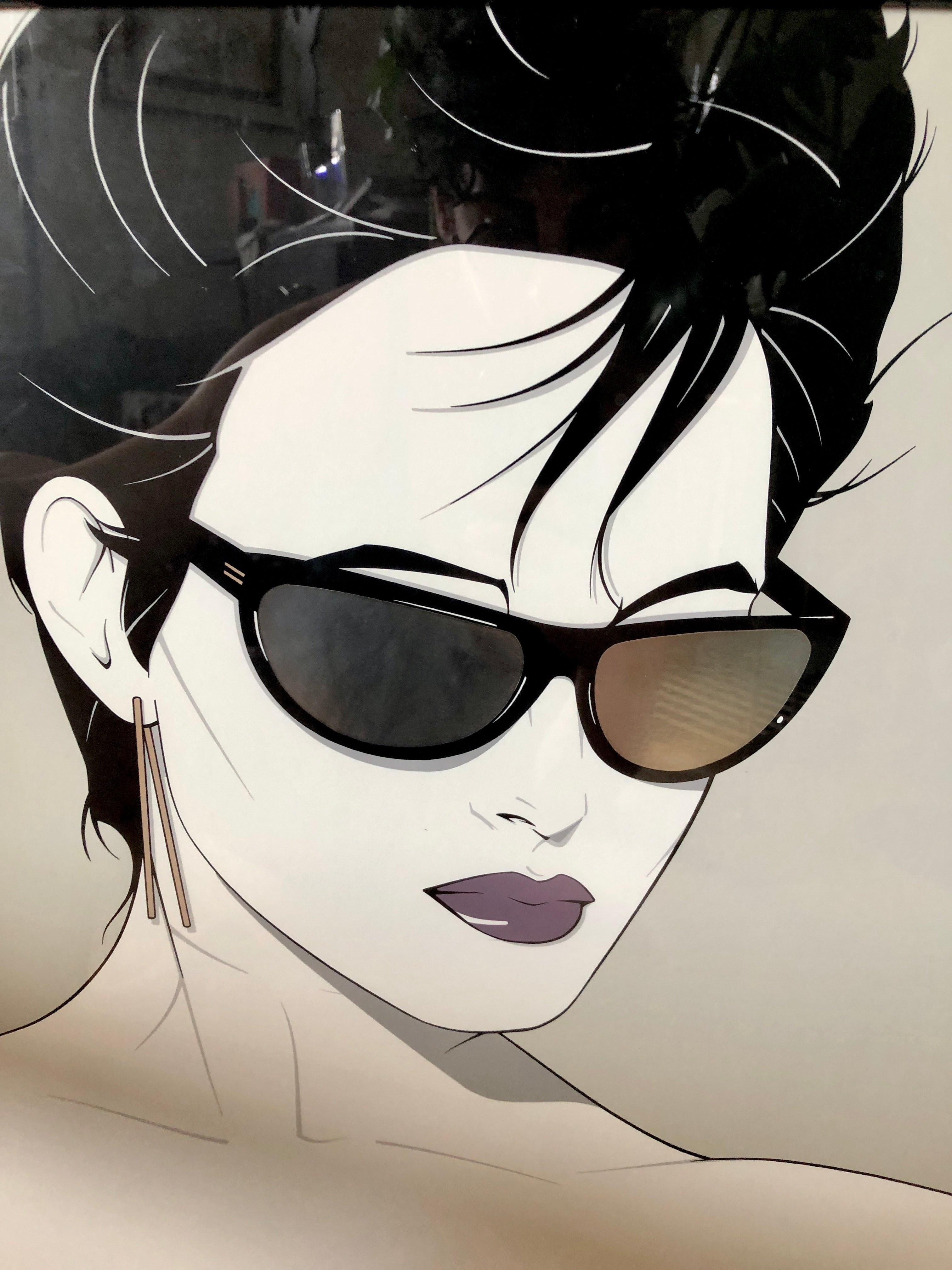 Patrick Nagel Sunglasses Art Print Litho selling Signed 1983 limited Edition #127 Of 250